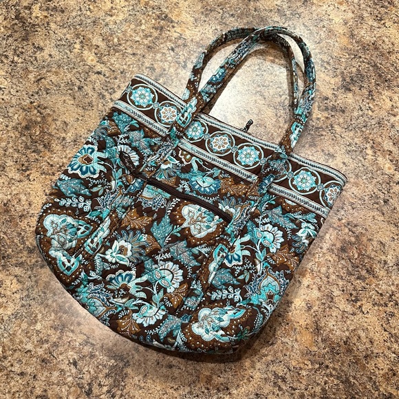 Vera Bradley Java Pattern Large Soft Tote Bag - Picture 1 of 4
